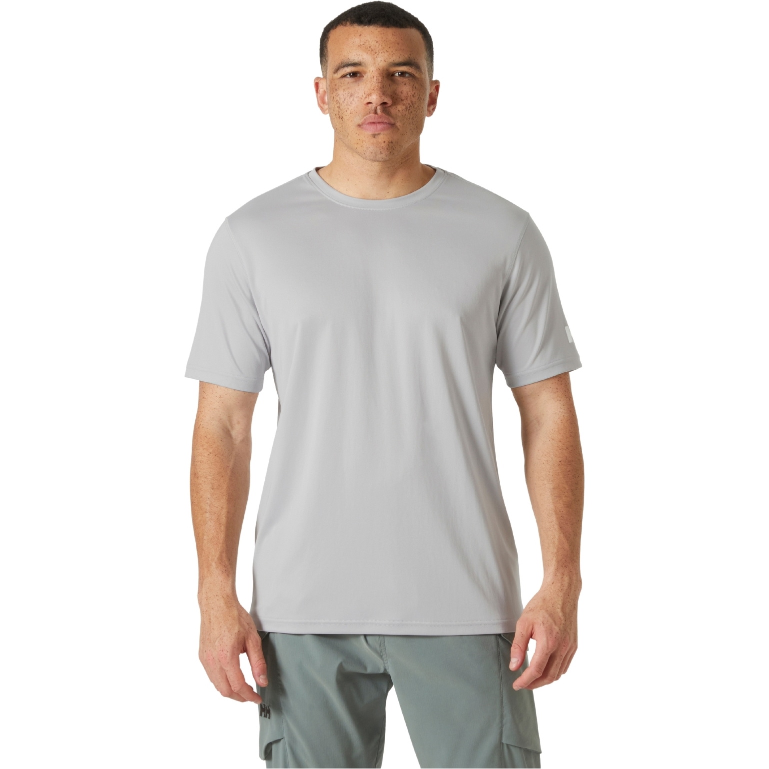 2026 Helly Hansen Männer Tech T-Shirt 2.0 49584 - Grey Fog